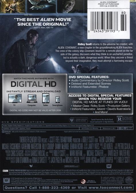 Image result for Alien Covenant DVD Menu