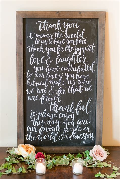 Signs At Wedding Receptions