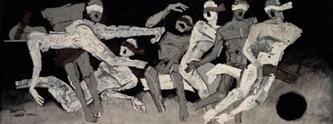 The Hostages - Maqbool Fida Husain - Large Art Prints by M F Husain ...
