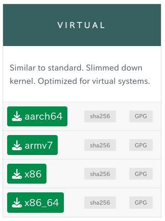 Image result for Alpine Linux Download
