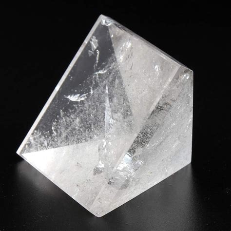 Buy 1.5inch Natural Pyramid Carved Chakra Healing Crystal Reiki Stone ...