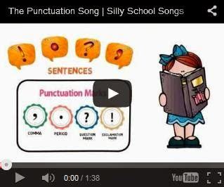 Punctuation Song for Kids 的图像结果