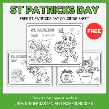 Free St. Patrick's day coloring sheets l Spring is Here and First Day ...