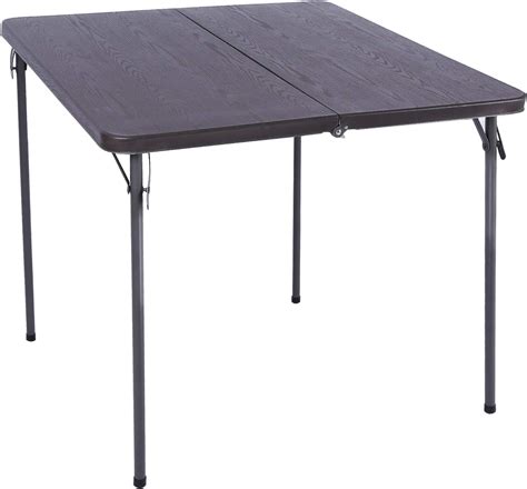Amazon.com: REDCAMP 34" Square Folding Card Table with Resin Top ...