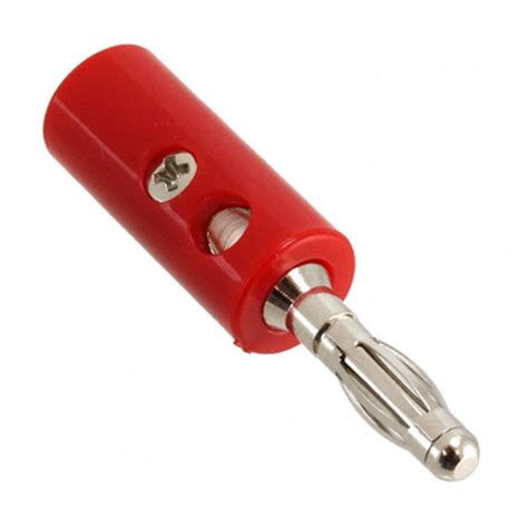 BU-00249-2 Mueller Electric | Mueller Electric Red Male Banana Plug, 4 ...