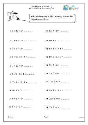 How to Add Variables and Numbers 的图像结果