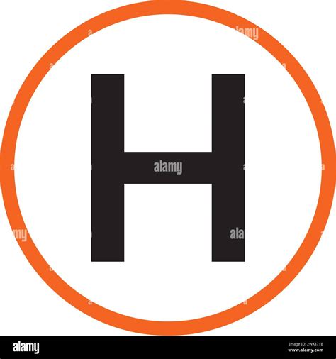 Helicopter Landing Pad Logo Helipad Vector Icon 30424844 Vector Art At