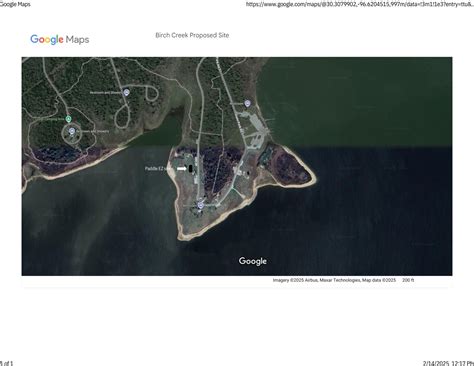 Maps – Texas – Birch Creek State Park (Lake Somerville) – Paddle EZ