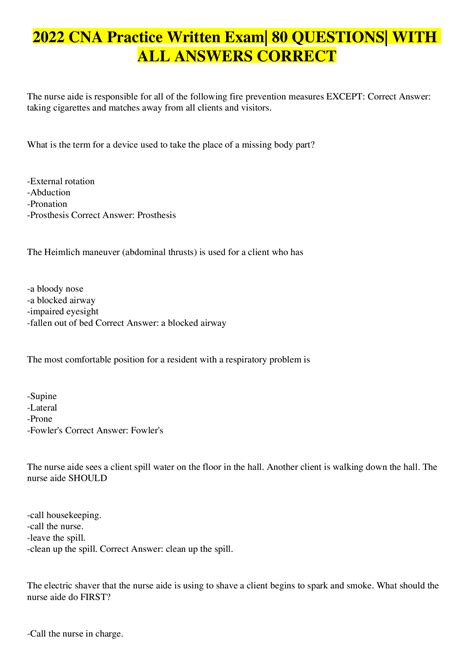 CNA Practice Test 4 的图像结果