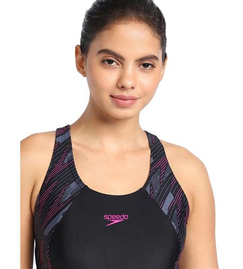 Buy Speedo Hyperboom Splice Raceback Black-Electric-Pink-Usa-Charcoal ...