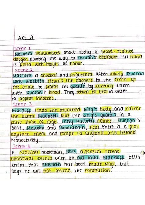 Simply explained: Macbeth Act 2 Summary: Scenes 1 to 4 Detailed for ...