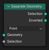 Image result for Separate Geometry Blender Geometry Node