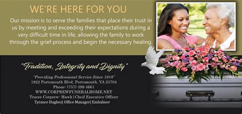 Corprew Funeral Home | Portsmouth, VA & the Surrounding Hampton Roads ...