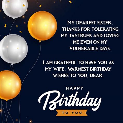 Happy Birthday Wishes Quotes For Sister