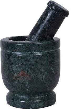 Zuperia Green Marble Imam Dasta 4x4 Inch for Kitchen | Mortar & Pestle ...