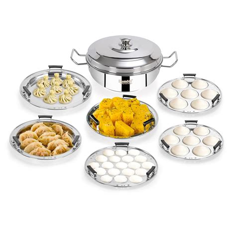 Sumeet ISI Certified Stainless Steel Induction Bottom Heavy Multi Kadai ...