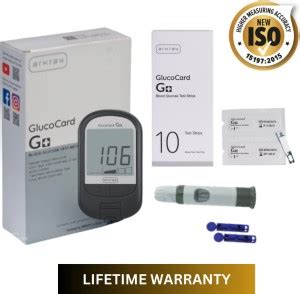 Arkray G+ Blood Glucose Monitor Meter With 10 Individually Packed Test ...