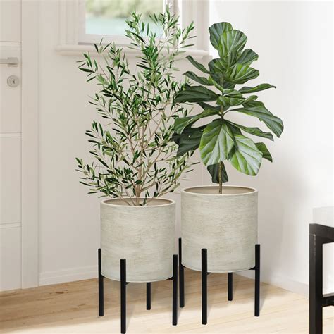 Large Metal Plant Containers Surat Metal Black Planter, Plant Pots