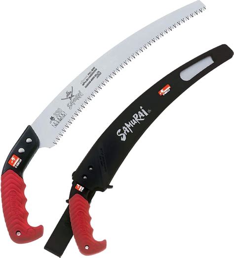 Amazon.com : Samurai Ichiban 13" (330mm) Curved Pruning Saw w/Scabbard ...