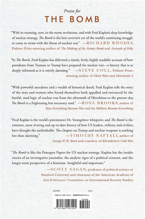 The Bomb | Book by Fred Kaplan | Official Publisher Page | Simon ...