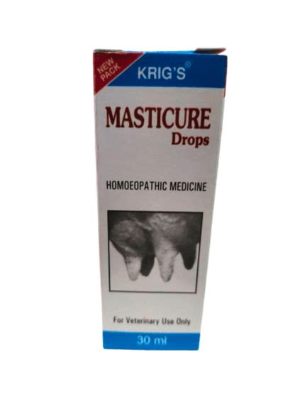 KRIG'S Masticure Drops 30ml – Homeopathic Medicine for Mastitis ...