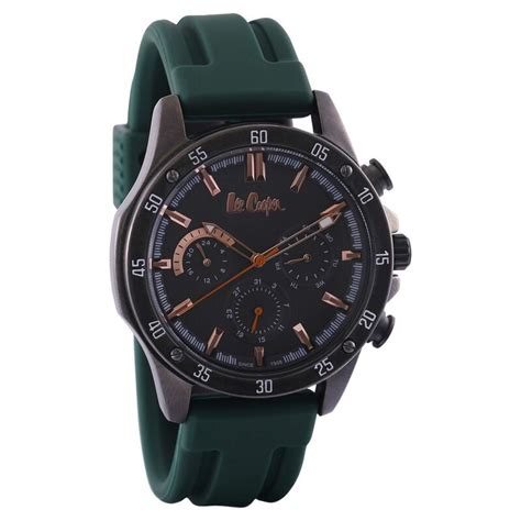 Buy Online Lee Cooper Quartz Multifunction Grey Dial Silicone Strap ...