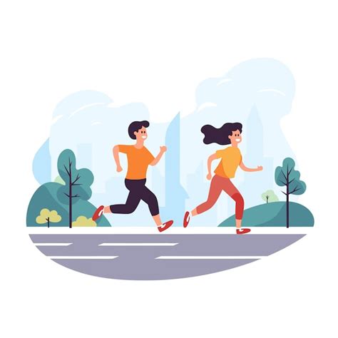 Running Exercise Cartoon 的图像结果