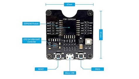 ESP8266 Wroom Downloader Burning Fixture Tool Programming Board – Robocraze