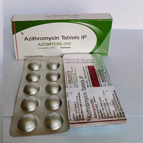 AZOMYCIN -250 TABLETS Medisys Biotech Pvt. Ltd.