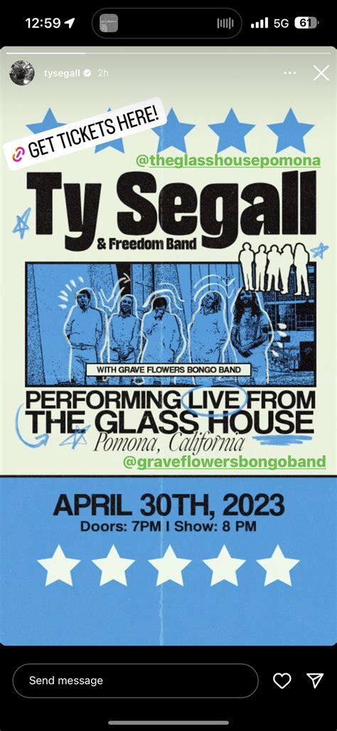 Pomona Glass House 4/30 : r/TySegall