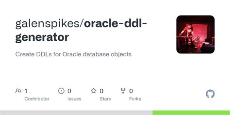Generate DDL Oracle Live SQL 的图像结果