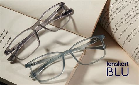 Buy Lenskart Blu | Bluecut & Antiglare Computer Eyeglasses | Grey Full ...