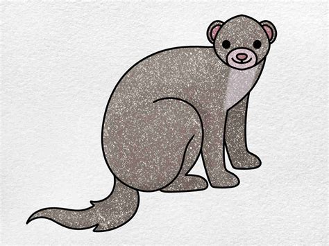 Mongoose Animal Drawing