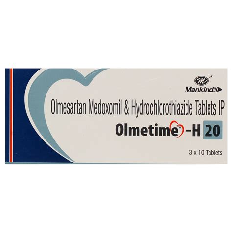 Olmetime H 20 Tablet | Uses, Side Effects, Price | Apollo Pharmacy