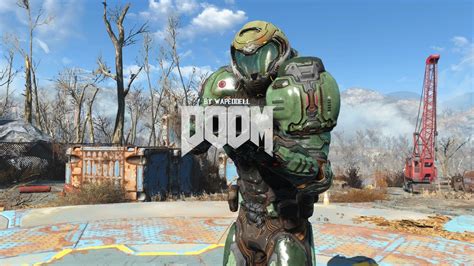 Image result for Fallout 4 Doomguy Mod