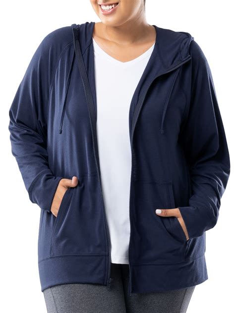 Champion Women's Plus Size Logo Print French Terry Zip Hoodie - Walmart.com