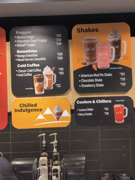 Menu at McDonalds Chennai Nungambakkam, Chennai, Chhotabhai Centre