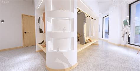 70平米服装店简约设计案例_成都正青年装饰设计公司