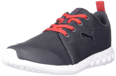 Buy Puma Mens Tango Asphalt Black-High Risk Red Running Shoe - 7 UK ...