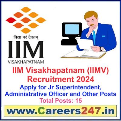 IIM Visakhapatnam (IIMV) Recruitment 2024 – Apply for Jr Superintendent ...
