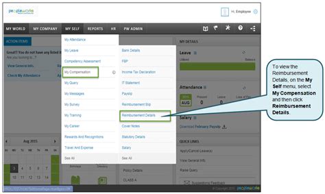 Employee User Manual - 4.3.10 Reimbursement Details