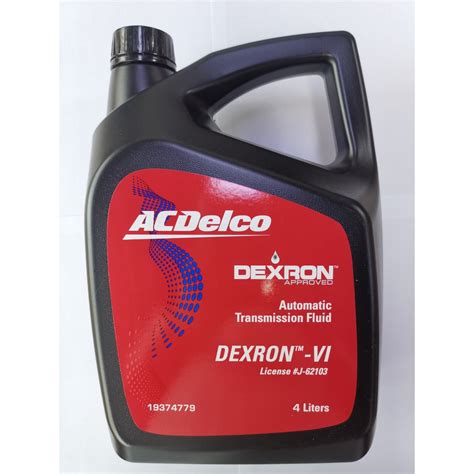 ACDelco Dexron VI Automatic Transmission Fluid ( ATF ) Dexron 6 - 4 ...