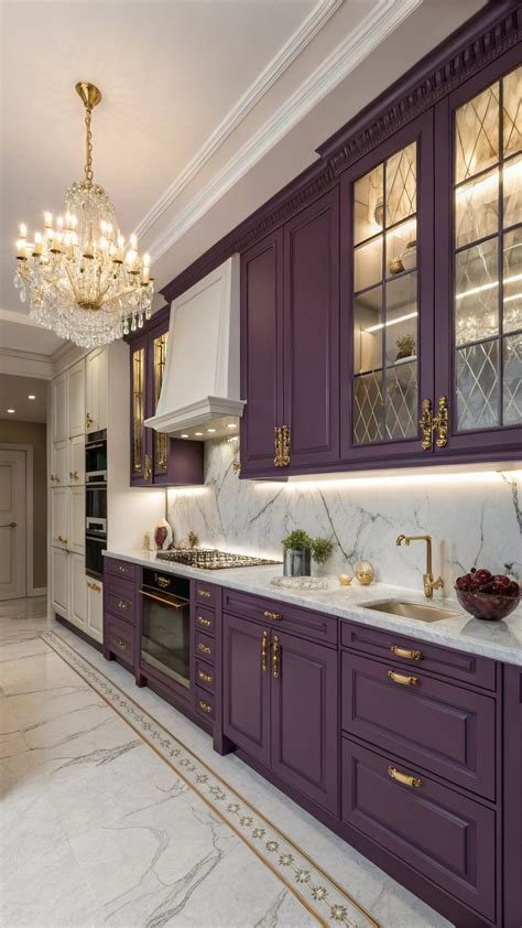 23 Perfect Purple Kitchen Cabinet Ideas for a Stunning Home