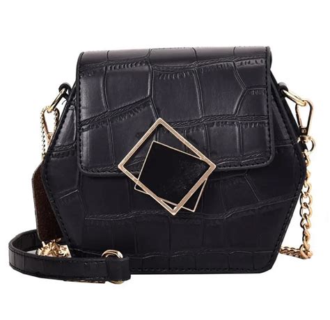 Stone Pattern Shoulder Bag Chain Messenger Bag – CRAZE