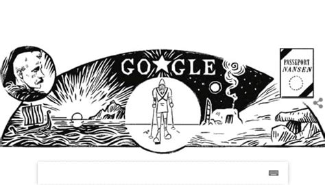 Google Doodle celebrates 156th birthday of Fridtjof Nansen | Internet ...