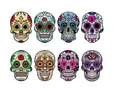Day of the Dead Painted Skull Calaveras — Cover-Alls Decals