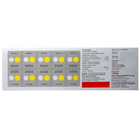 Spiromont-FA Tablet Combikit 1's Price, Uses, Side Effects, Composition ...