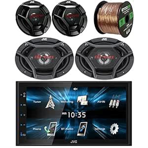 JVC Double DIN 6.2-Inch WVGA Display Digital Bluetooth USB AM/FM Radio ...