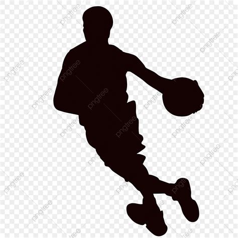 Nba Game Silhouette Transparent Background, Nba Star Silhouette, Basketball Players, Athlete ...
