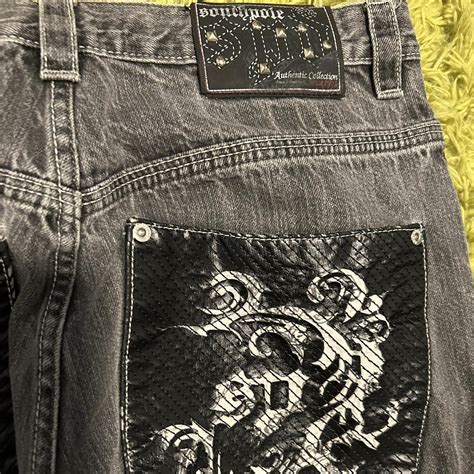 INSANE Southpole embroidered jeans size 34🌑 Crazy... - Depop